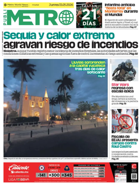 Cover of Publimetro Merida