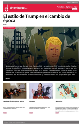 Cover of Sin Embargo Opinion