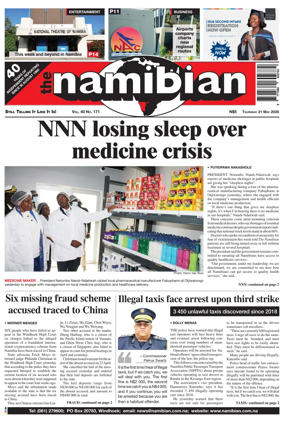 Cover of The Namibian