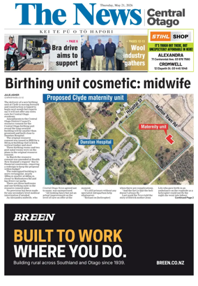 Cover of Central Otago News