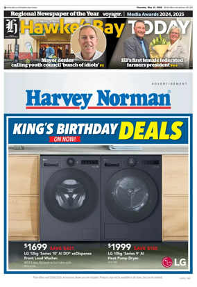 Cover of Hawke's Bay Today