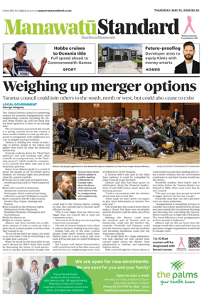 Cover of Manawatu Standard