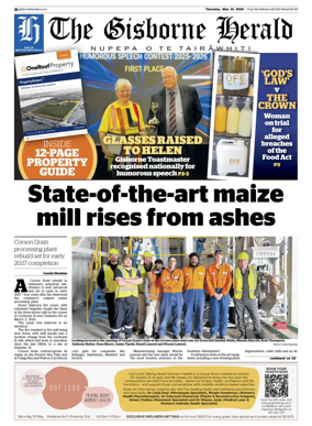 Cover of The Gisborne Herald