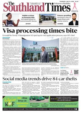 Cover of The Southland Times