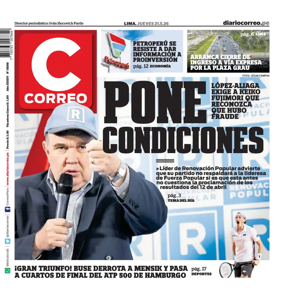 Cover of Diario Correo