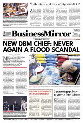 Cover of BusinessMirror