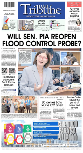 Cover of Daily Tribune (Philippines)