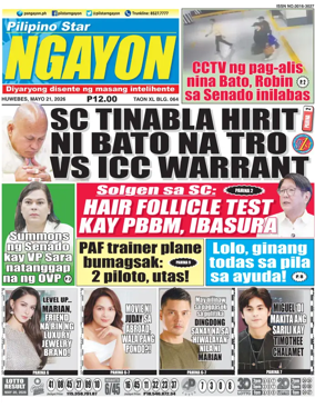 Cover of Pilipino Star Ngayon