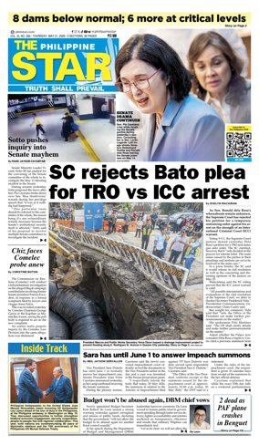 Cover of The Philippine Star