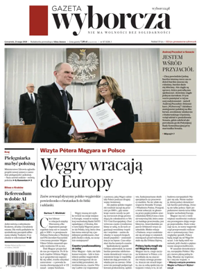 Cover of Gazeta Wyborcza