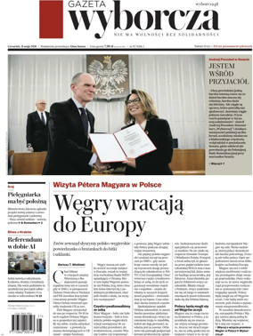 Cover of Gazeta Wyborcza Stoleczna