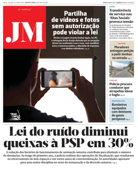Cover of Jornal Madeira