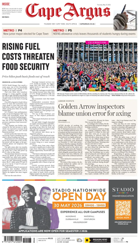 Cover of Cape Argus