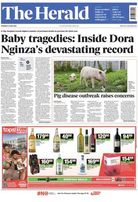 Cover of The Herald (South Africa)