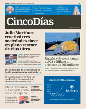 Cover of Cinco Dias