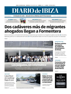 Cover of Diario de Ibiza