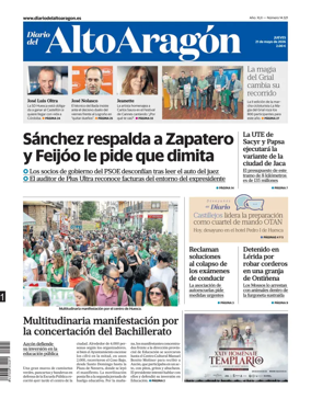 Cover of Diario del Alto Aragon