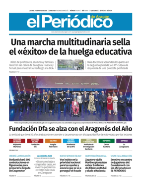 Cover of El Periodico Aragon
