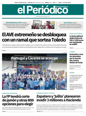 Cover of El Periodico Extremadura