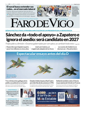 Cover of Faro de Vigo (Pontevedra)