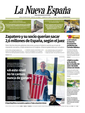 Cover of La Nueva Espana (Occidente)