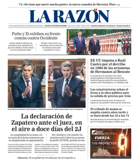 Cover of La Razon (Levante)