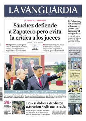 Cover of La Vanguardia
