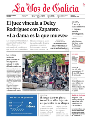 Cover of La Voz de Galicia (A Coruna)