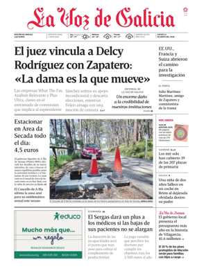 Cover of La Voz de Galicia (Arousa)