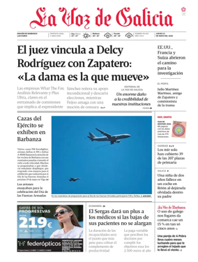 Cover of La Voz de Galicia (Barbanza)