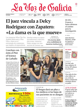 Cover of La Voz de Galicia (Carballo)