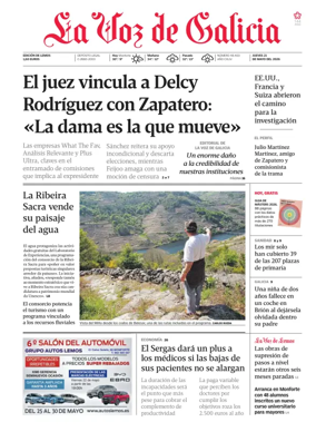 Cover of La Voz de Galicia (Monforte)