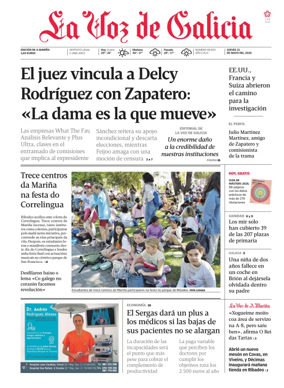 Cover of La Voz de Galicia (Viveiro)