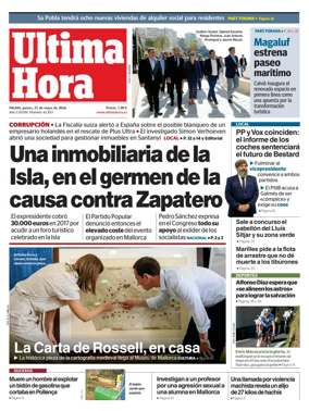 Cover of Ultima Hora