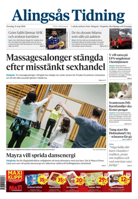 Cover of Alingsas Tidning