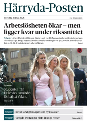 Cover of Harryda-Posten