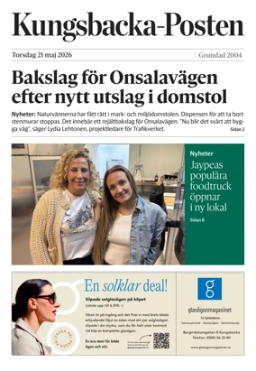 Cover of Kungsbacka-Posten