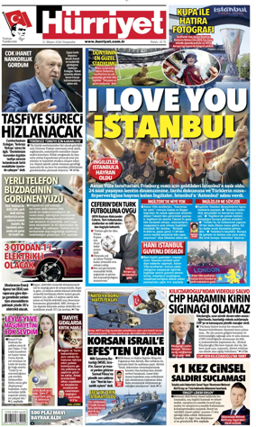 Cover of Hurriyet