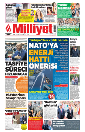 Cover of Milliyet