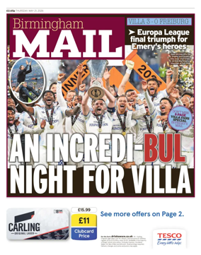 Cover of Birmingham Mail