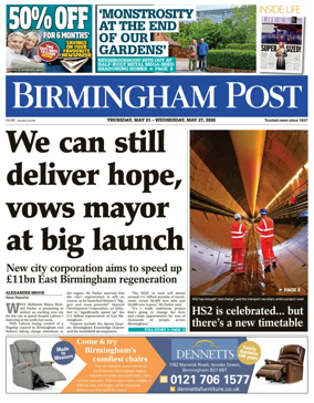 Cover of Birmingham Post