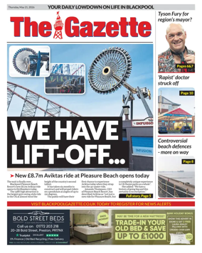 Cover of Blackpool Gazette