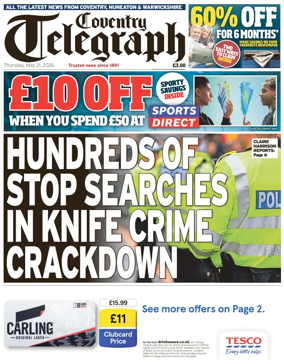 Cover of Coventry Telegraph