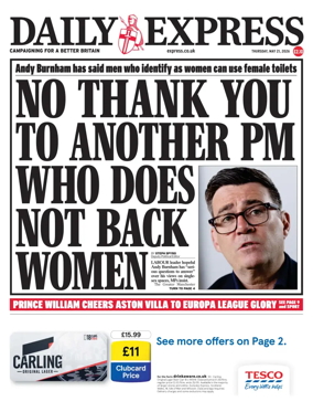 Cover of Daily Express
