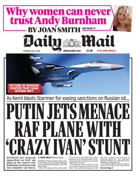 Cover of Daily Mail