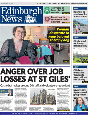 Cover of Edinburgh Evening News