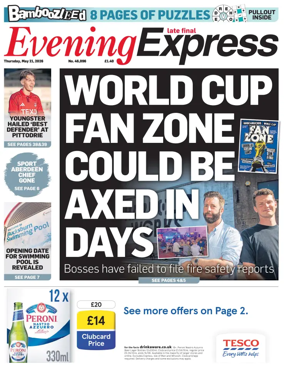 Cover of Evening Express