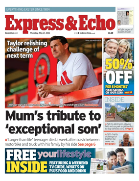 Cover of Express & Echo (City & East Devon Edition)