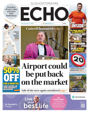 Cover of Gloucestershire Echo