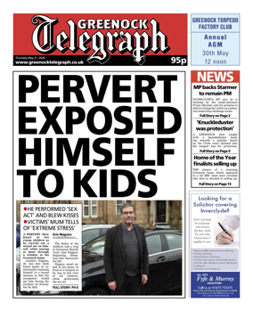 Cover of Greenock Telegraph